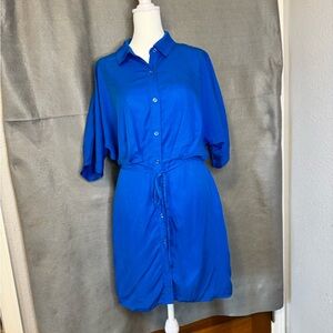 Thakoon Blue Shirt Dress